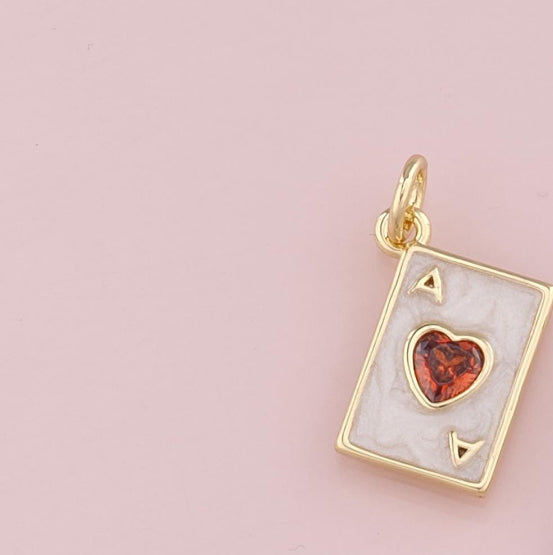 Playing card charm