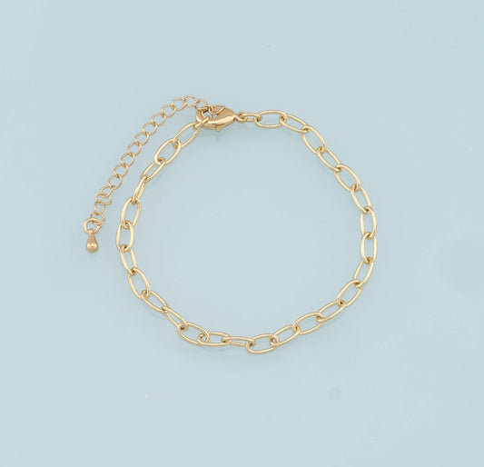 Paper clip bracelet