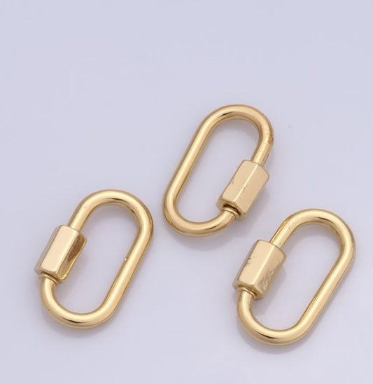 Gold retractable clasp base