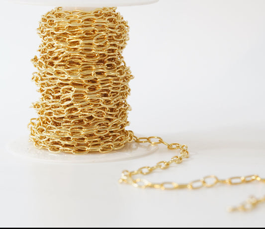 Gold link chain