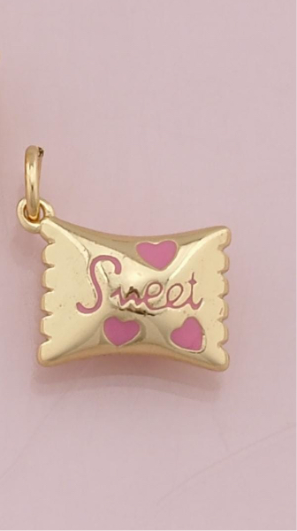 Gold Sweet Candy Charm