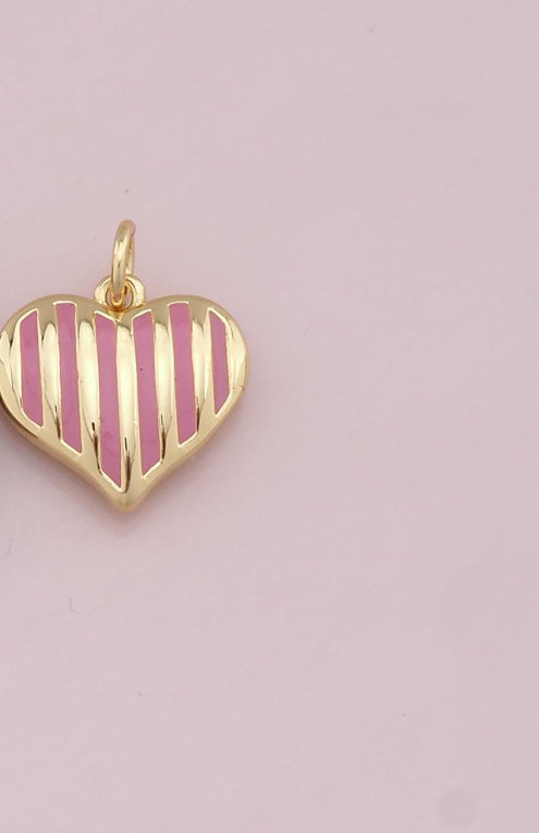 Pink strip heart