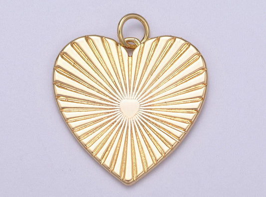 Big heart charm