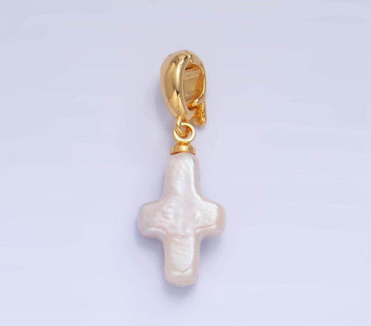 Mini pearl cross